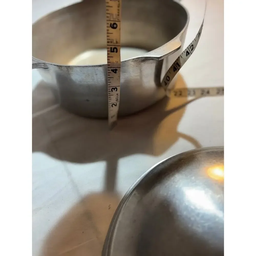 Vintage Aluminum Dutch Oven with Lid